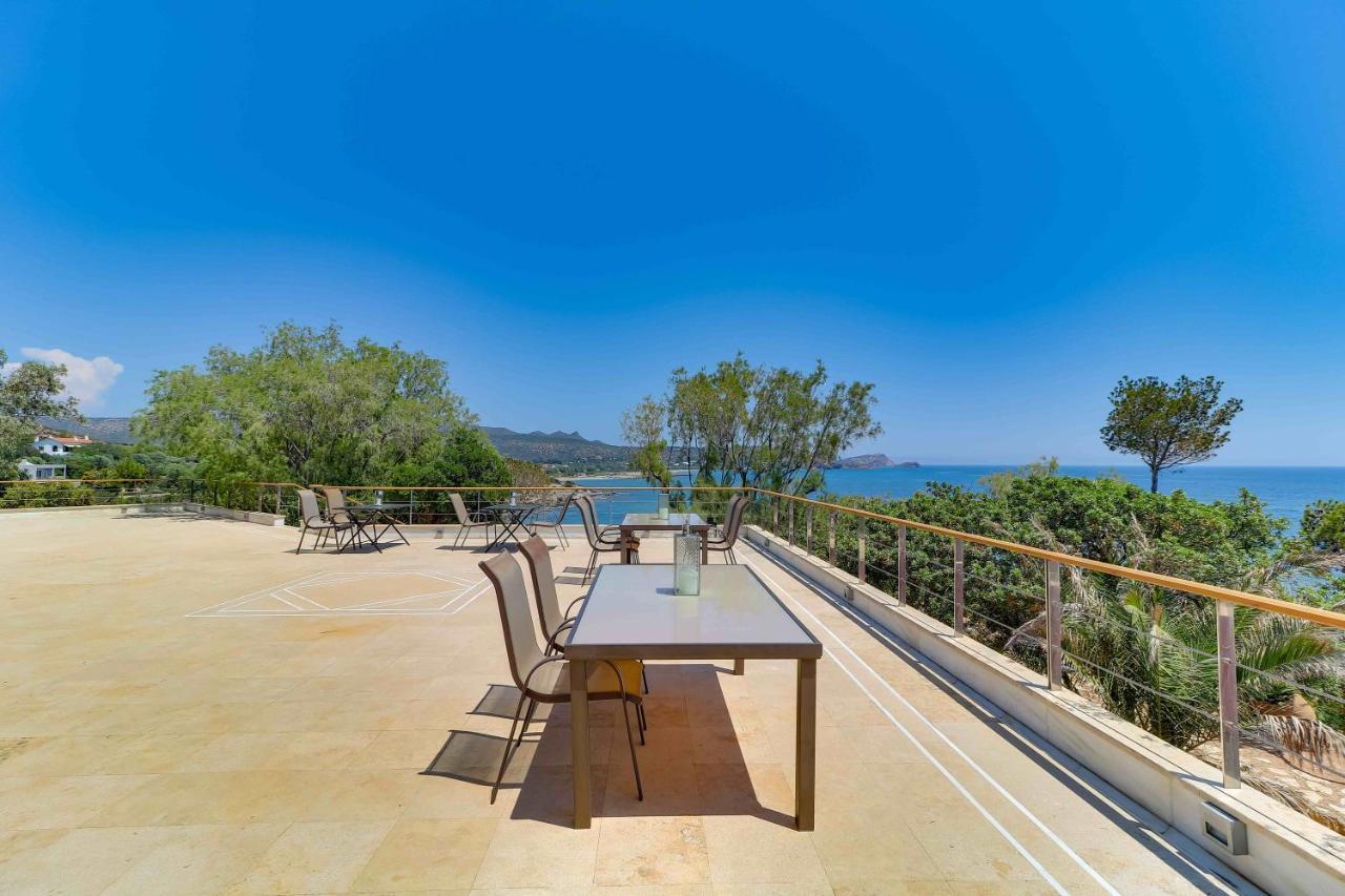 Black Diamond Beachfront Pool Villa Pasithea In Sounio, Athens Σούνιο Εξωτερικό φωτογραφία