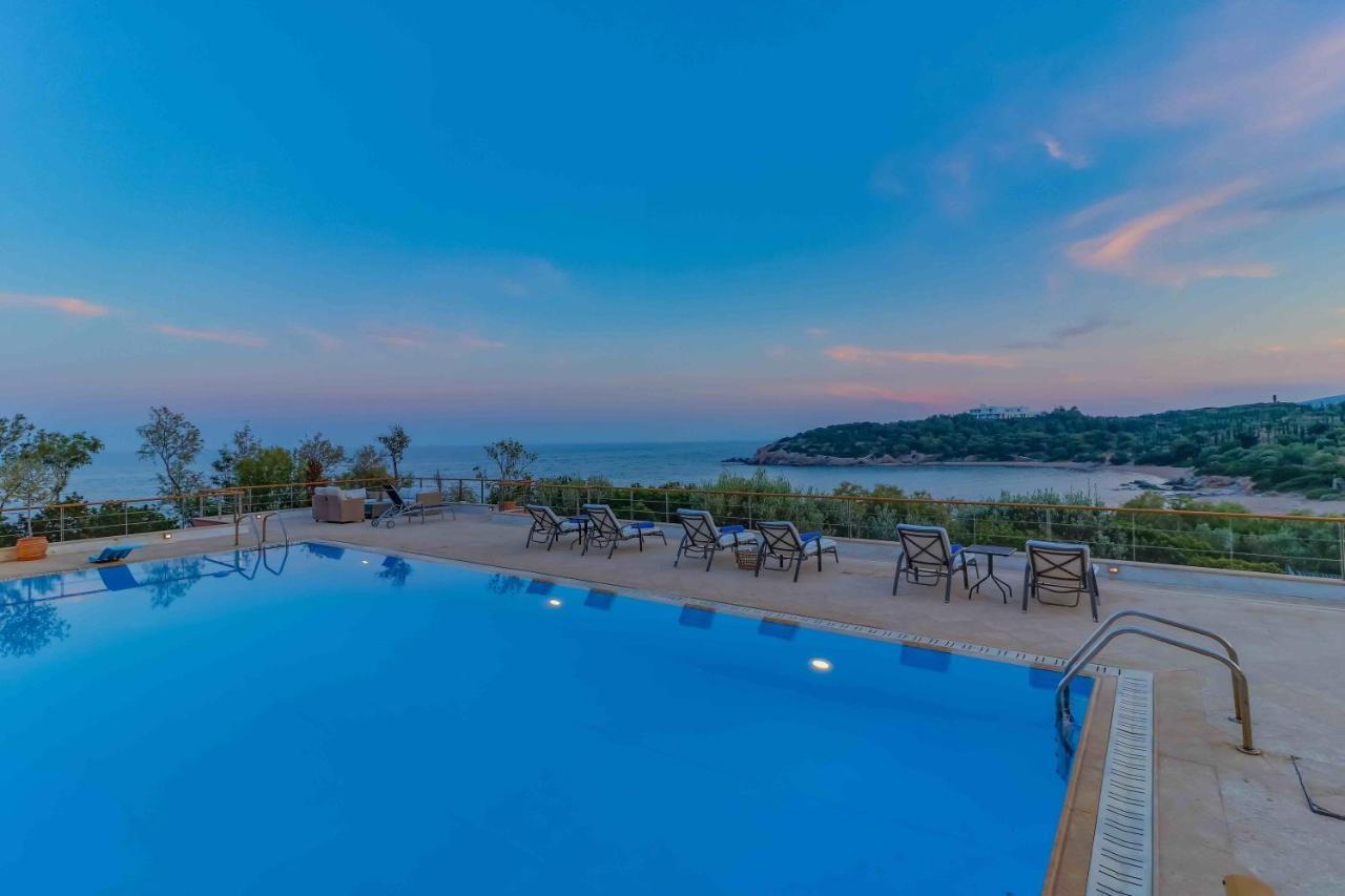Black Diamond Beachfront Pool Villa Pasithea In Sounio, Athens Σούνιο Εξωτερικό φωτογραφία