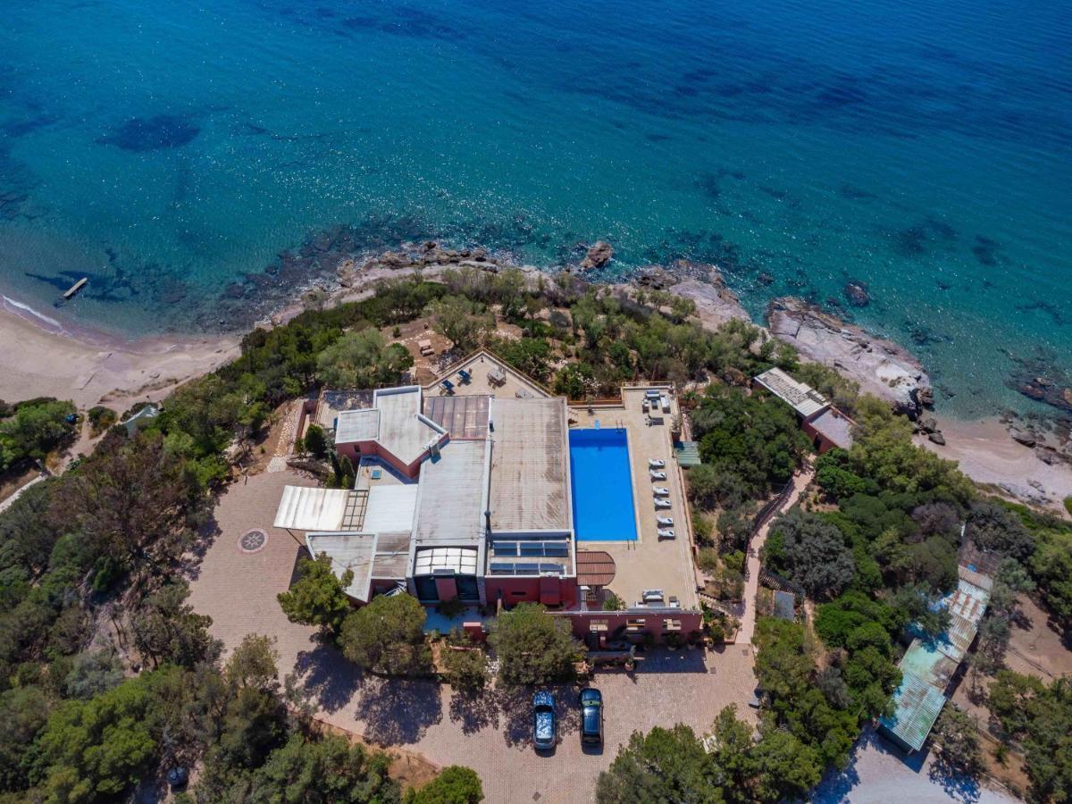 Black Diamond Beachfront Pool Villa Pasithea In Sounio, Athens Σούνιο Εξωτερικό φωτογραφία