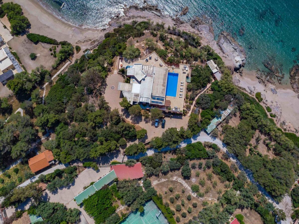 Black Diamond Beachfront Pool Villa Pasithea In Sounio, Athens Σούνιο Εξωτερικό φωτογραφία