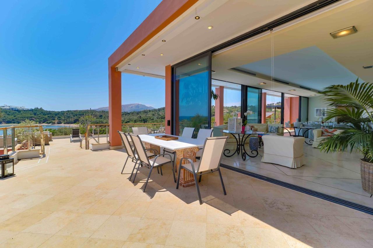 Black Diamond Beachfront Pool Villa Pasithea In Sounio, Athens Σούνιο Εξωτερικό φωτογραφία