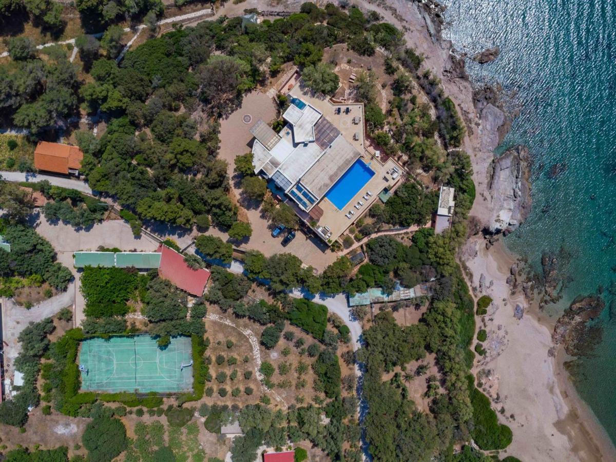 Black Diamond Beachfront Pool Villa Pasithea In Sounio, Athens Σούνιο Εξωτερικό φωτογραφία