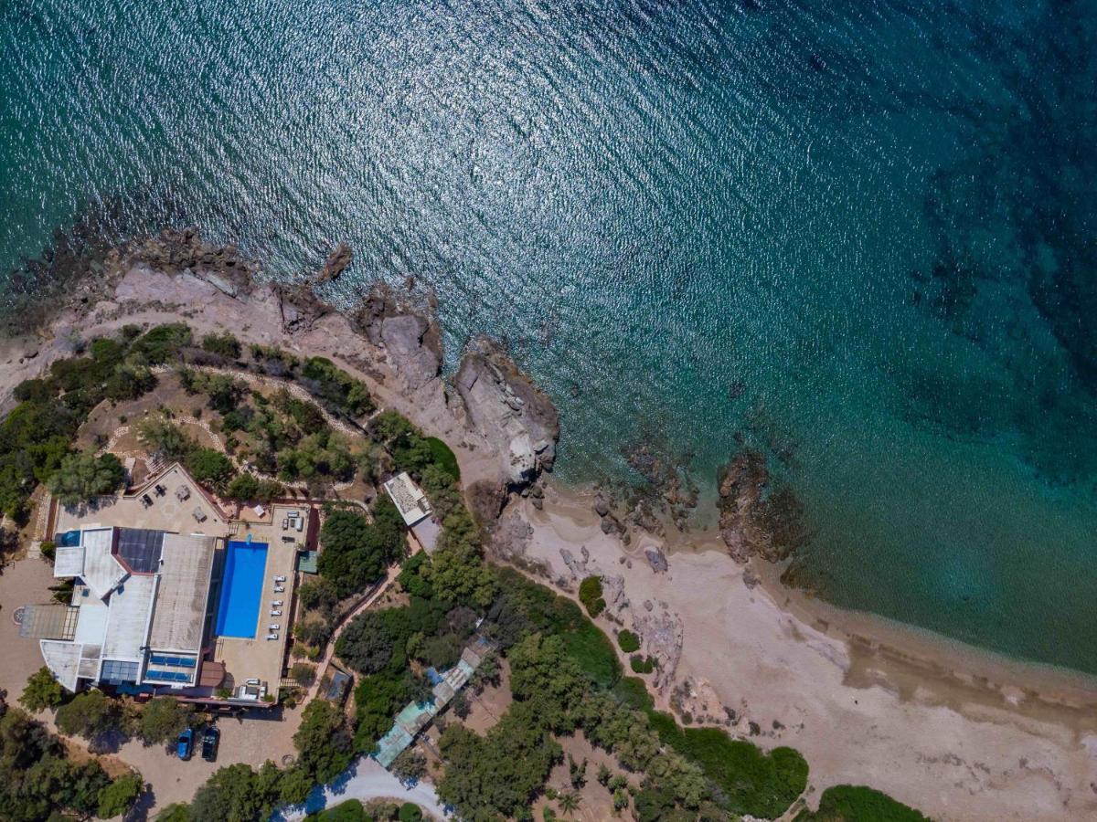 Black Diamond Beachfront Pool Villa Pasithea In Sounio, Athens Σούνιο Εξωτερικό φωτογραφία